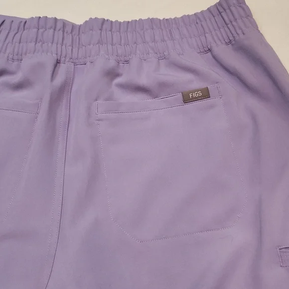 Figs | Women's Lilac Tech Drawstring Scrubs Sz L - Picture 5 of 6